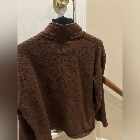 Edddie Bauer Quarter Zip Sweater Shirt 1/4 Zip Sweatshirt - Picture 3 of 8